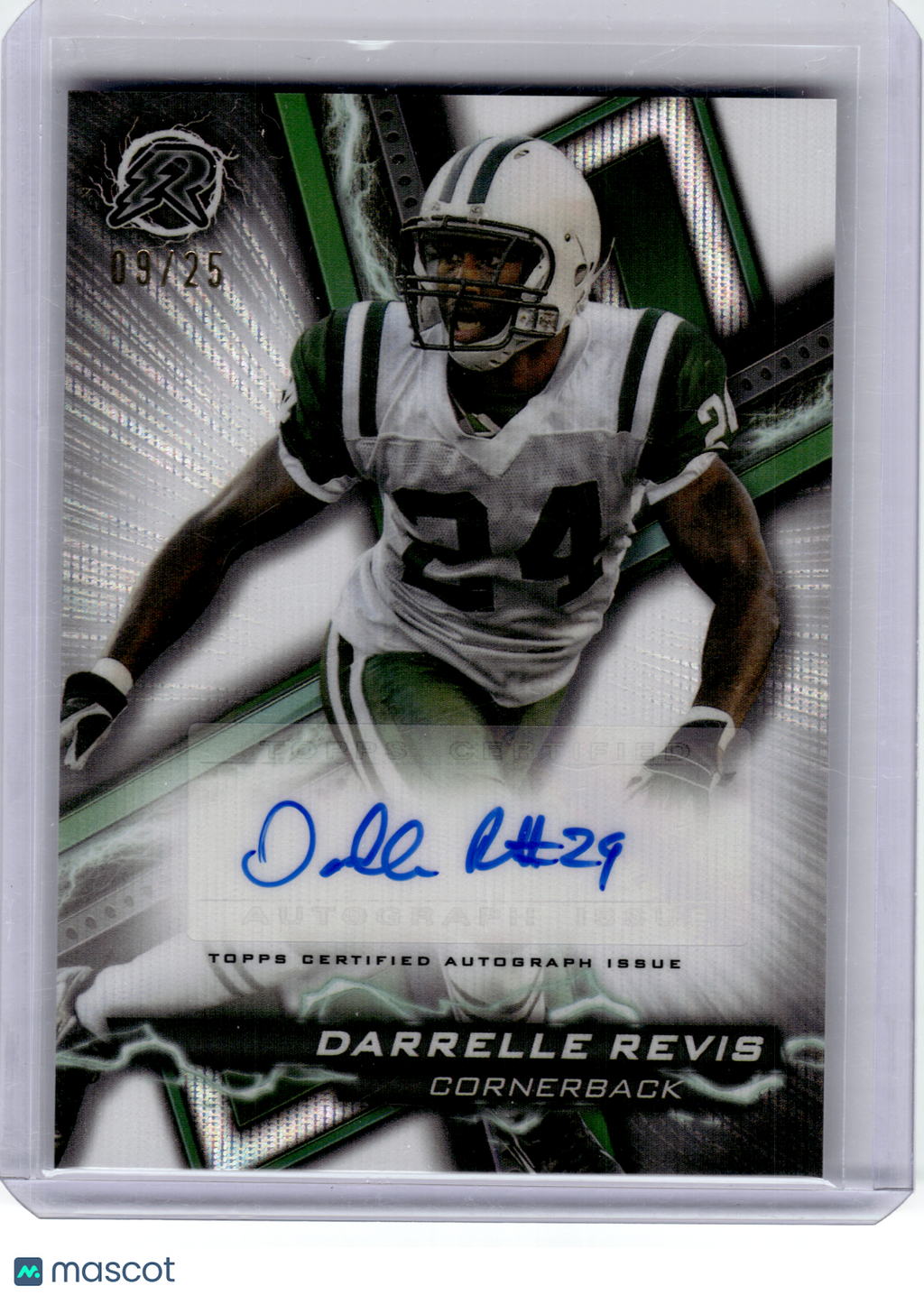 2024 Topps Composite Resurgence Signatures Football—Darrelle Revis #RA-DRE 09/25