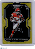 2021 Panini Chronicles Prizm Black F.Ball—C. Edwards-Helaire #PB-5 Gold RC 02/10