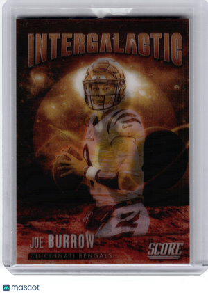 2023 Panini Score Intergalactic Football—Joe Burrow #I-4 —Very Good