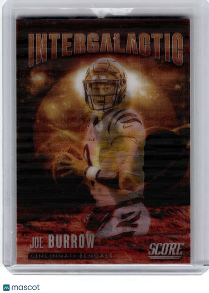 2023 Panini Score Intergalactic Football—Joe Burrow #I-4 —Very Good
