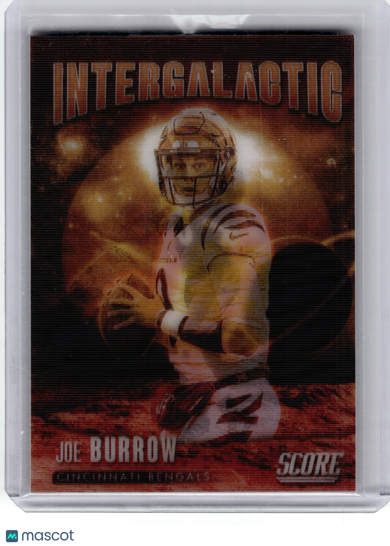 2023 Panini Score Intergalactic Football—Joe Burrow #I-4 —Near Mint or Better