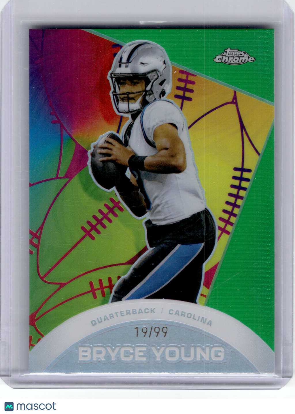 2024 Topps Composite Topps Chrome All-Etch —Bryce Young #CAE-22 Green 19/99