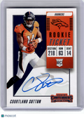2018 Panini Contenders Football Rookie Ticket Football—Courtland Sutton #115 RC
