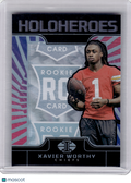 2024 Panini Illusions HoloHeroes Football—Xavier Worthy #15 Holo —Very Good