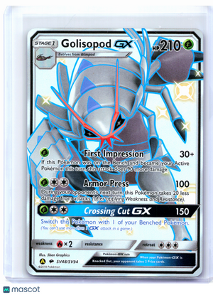 2019 Pokemon—Golisopod GX #SV48/SV94 Hidden Fates: Shiny Vault—Shiny Holo Rare