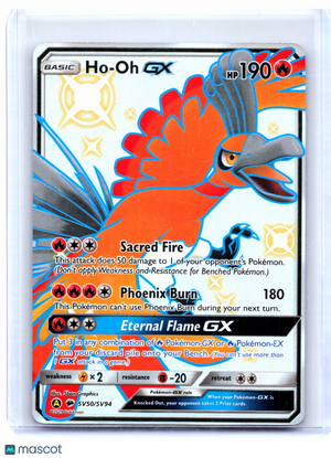 2019 Pokemon—Ho-Oh GX #SV50/SV94 Hidden Fates: Shiny Vault—Shiny Holo Rare