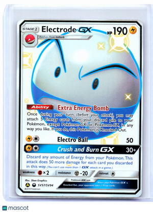 2019 Pokemon—Electrode GX #SV57/SV94 Hidden Fates: Shiny Vault—Shiny Holo Rare