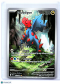 2025 Pokemon—Druddigon #151/086 White Flare—Illustration Rare Holo