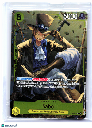 2026 One Piece—Sabo (Tin Pack Set Vol. 2) #P-073 OP-PR—Promo Foil [Sealed]