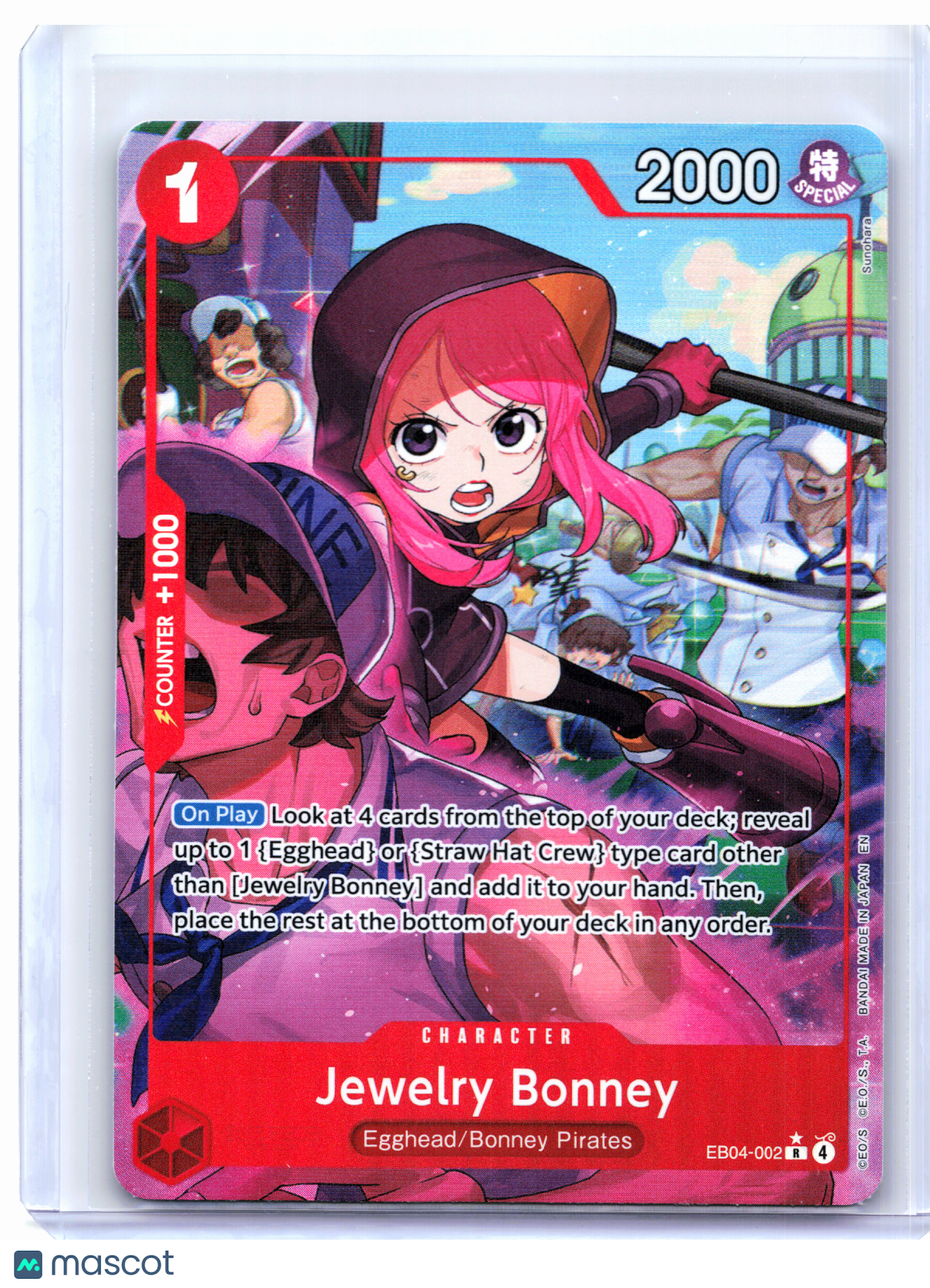 2024 One Piece—Jewelry Bonney (Alternate Art) #EB04-002 OP15-EB04—Rare Foil