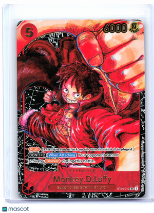 2023 One Piece—Monkey.D.Luffy (Alternate Art) #ST01-012 OP05—Super Rare Foil