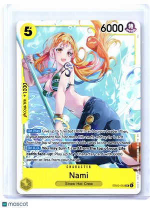 2026 One Piece Card Game—Nami #EB03-053 Heroines Edition—Super Rare Foil