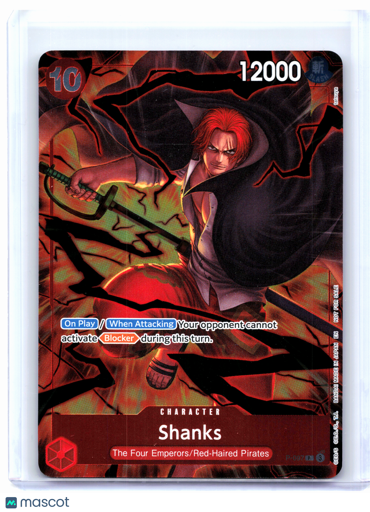 2026 One Piece Card Game—Shanks (Event Pack Vol. 8) #P-097 OP-PR—Promo Foil