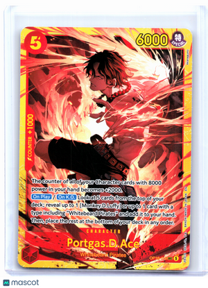 2026 One Piece—Portgas.D.Ace #OP16-118 The Time of Battle—Secret Rare Foil