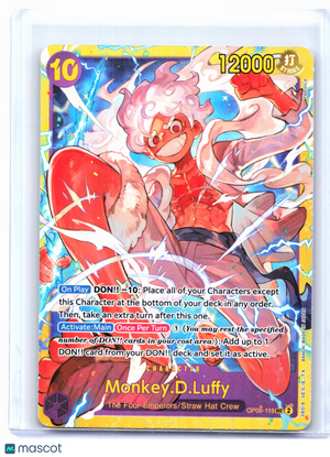 2023 One Piece—Monkey.D.Luffy #OP05-119 Awakening of the New Era—SEC Foil