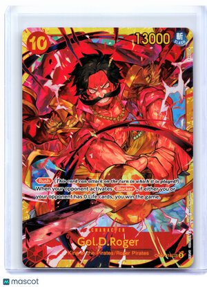 2024 One Piece—Gol.D.Roger #OP09-118 Emperors in the New World—Secret Rare Foil