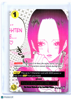 2026 One Piece—You'll Frighten Me... (Alternate Art) #OP14-118—Rare Foil