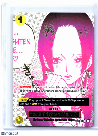 2026 One Piece—You'll Frighten Me... (Alternate Art) #OP14-118—Rare Foil