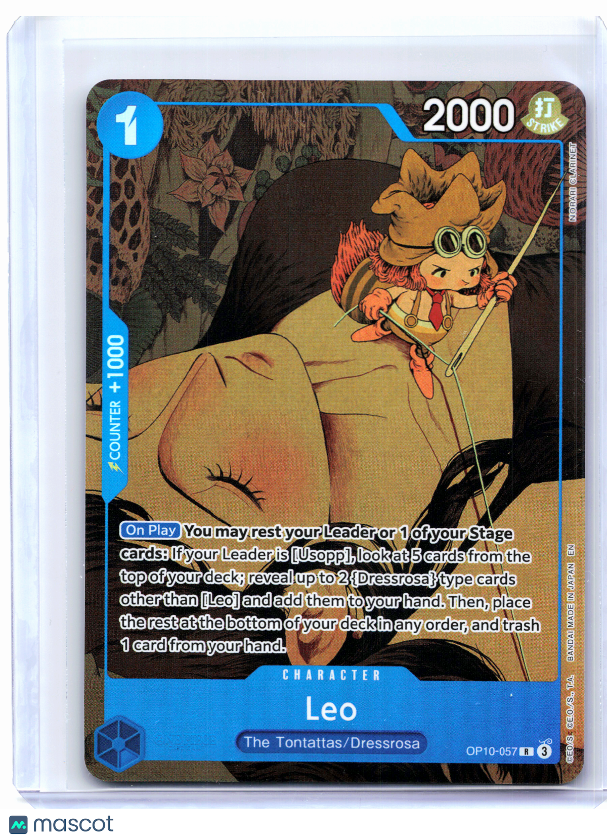 2025 One Piece—Leo (Premium Card Collection 6 assort vol.1) #OP10-057—Rare Foil