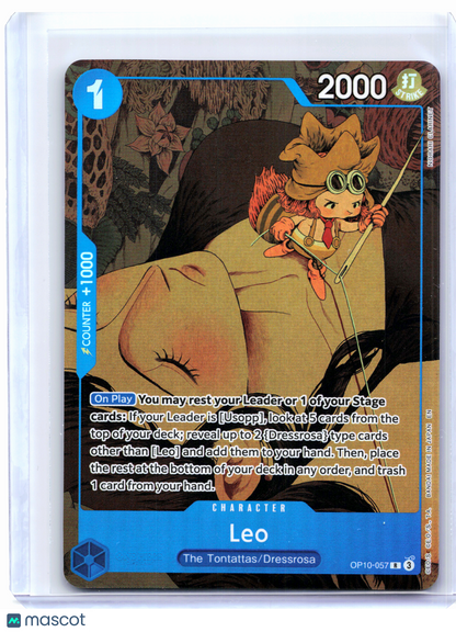 2025 One Piece—Leo (Premium Card Collection 6 assort vol.1) #OP10-057—Rare Foil