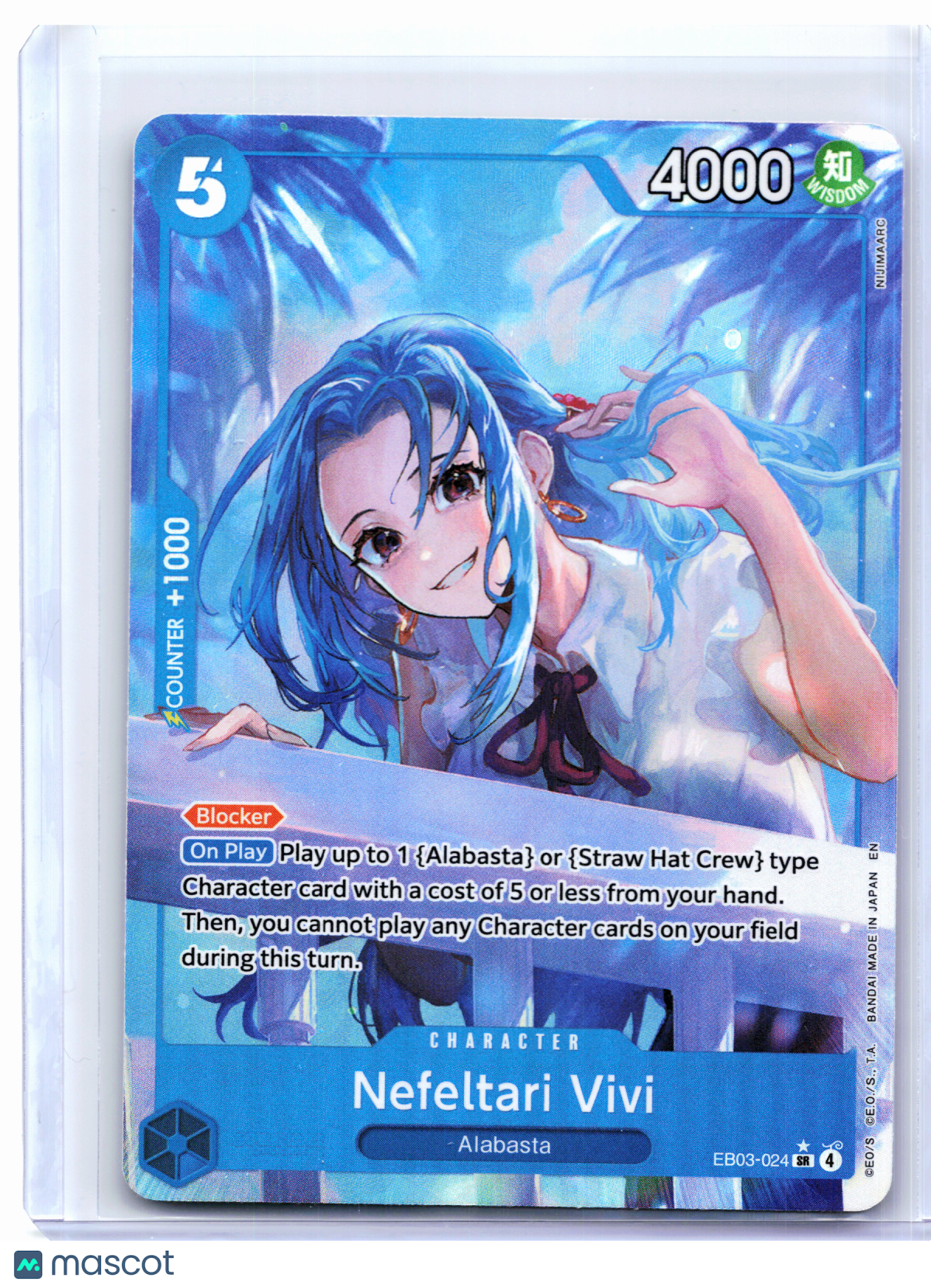 2026 One Piece—Nefeltari Vivi (Alternate Art) #EB03-024 Heroines Edition—SR Foil