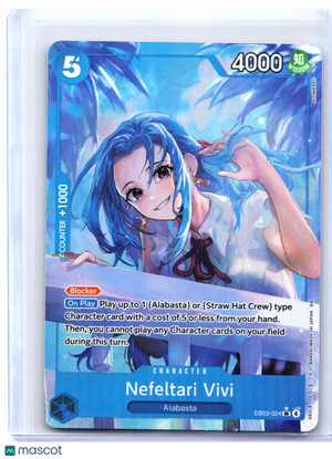 2026 One Piece—Nefeltari Vivi (Alternate Art) #EB03-024 Heroines Edition—SR Foil