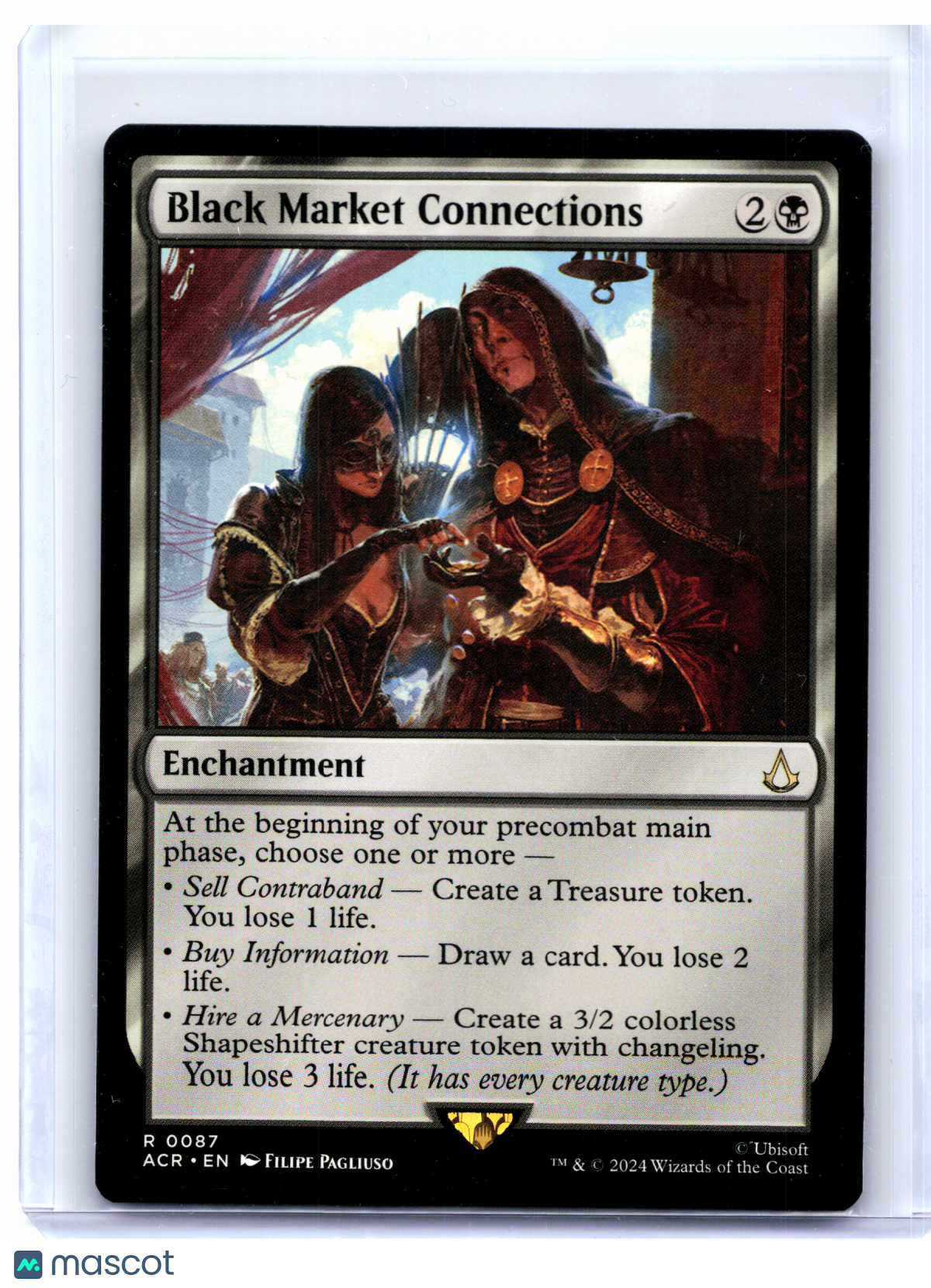 2024 Magic: TG—Black Market Connections #0087 Assassin's Creed—Rare Nonfoil