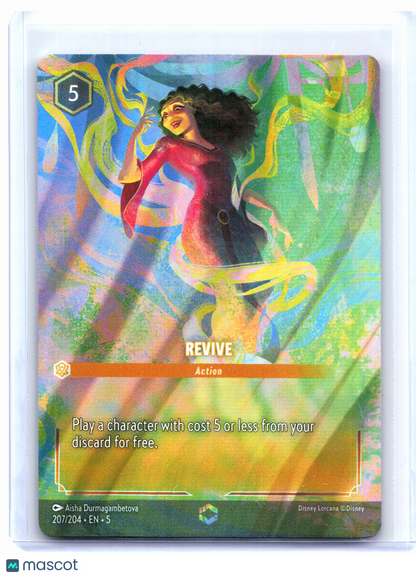 2024 Disney Lorcana—Revive #207/204 Shimmering Skies—Enchanted Foil