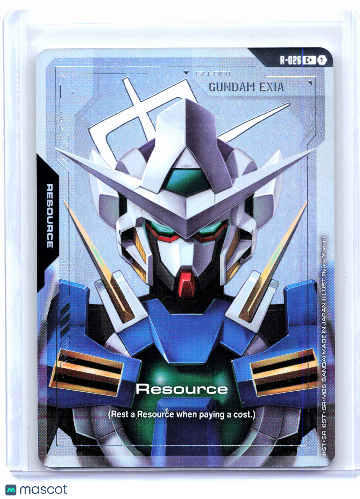2026 Gundam Card Game—Resource (Gundam Exia) #R-026 Steel Requiem—Common+ Foil