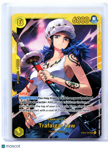 2026 One Piece—Trafalgar Law #EB03-052 Heroines Edition—Secret Rare Foil