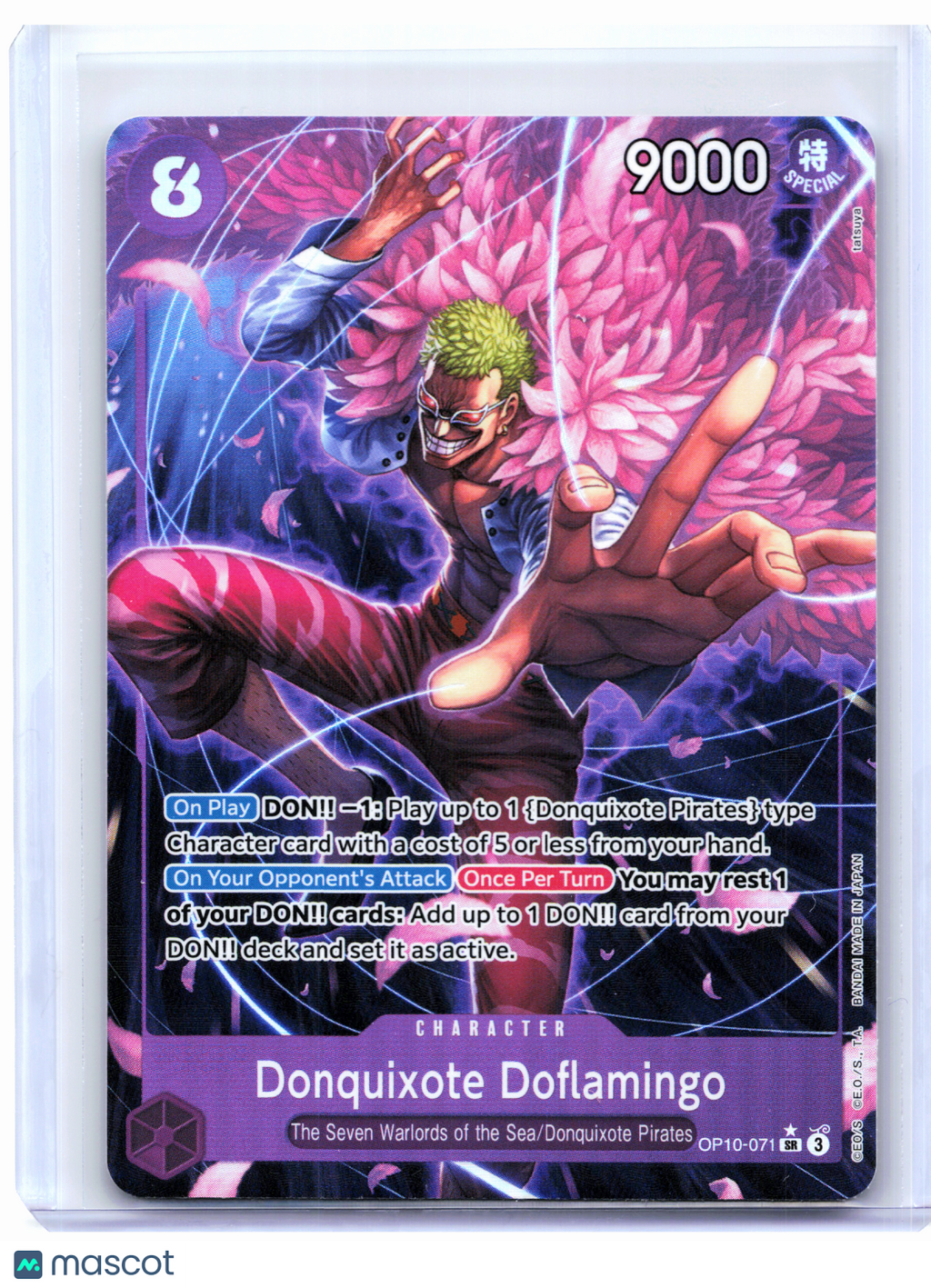 2025 One Piece—Donquixote Doflamingo (Alt Art) #OP10-071 Royal Blood—SR Foil