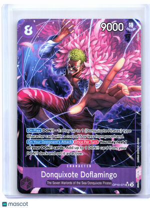 2025 One Piece—Donquixote Doflamingo (Alt Art) #OP10-071 Royal Blood—SR Foil