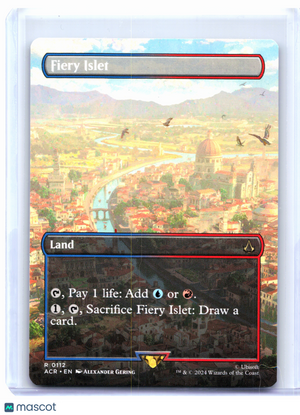 2024 Magic: TG—Fiery Islet (Borderless) #0112 Assassin's Creed—Rare Nonfoil