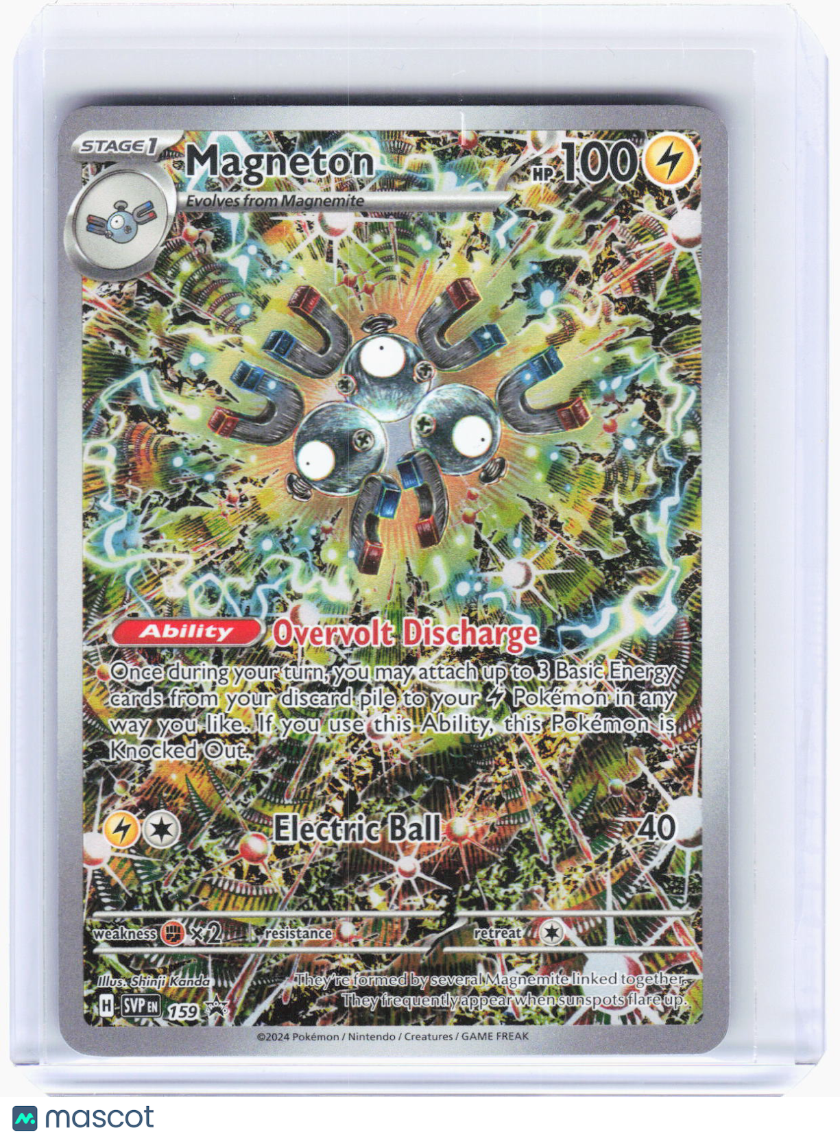 2024 Pokemon—Magneton #SVP EN 159 Scarlet & Violet Promo Cards—BSP Foil (LP)