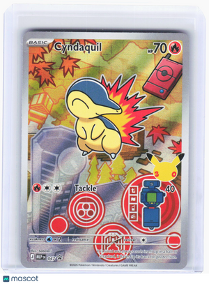 2026 Pokemon—Cyndaquil #047 Mega Evolution Promo Cards—Black Star Promo Foil