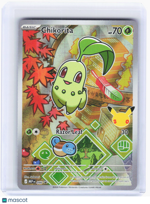 2026 Pokemon—Chikorita #046 Mega Evolution Promo Cards—Black Star Promo Foil