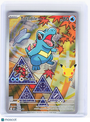2026 Pokemon—Totodile #048 Mega Evolution Promo Cards—Black Star Promo Foil
