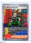 2025 Pokemon—Lt. Surge's Bargain #185/132 Mega Evolution Base Set—SIR Holo