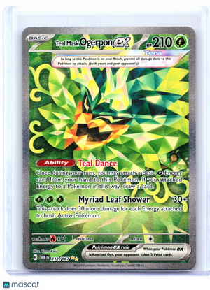2024 Pokemon—Teal Mask Ogerpon ex #211/167 Twilight Masquerade—SIR Holo