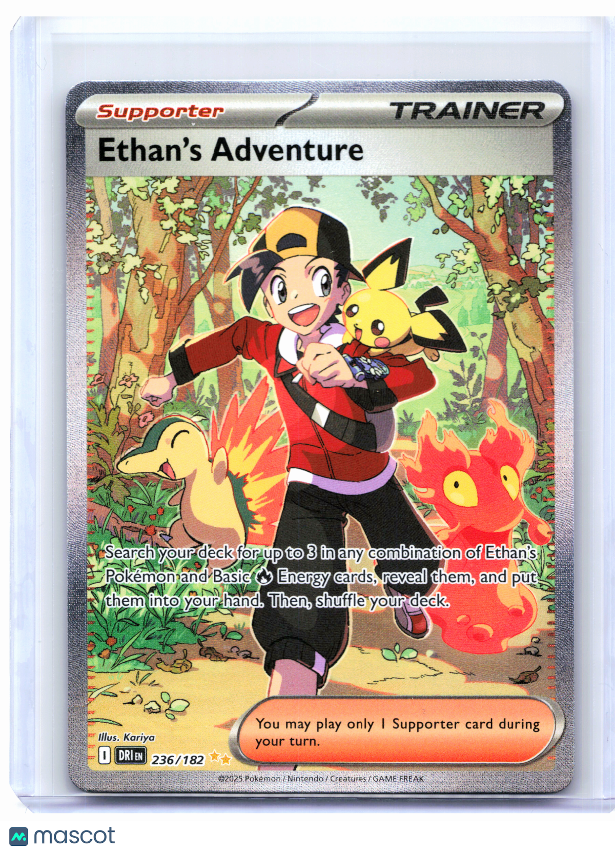 2025 Pokemon—Ethan's Adventure #236/182 Destined Rivals—SIR Holo