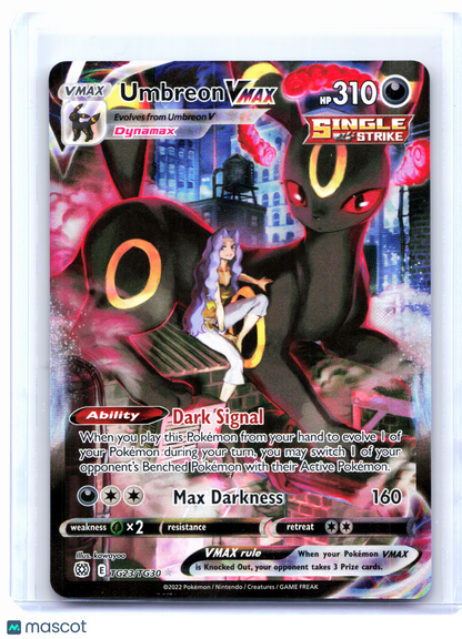 2022 Pokemon—Umbreon VMAX #TG23/TG30 Brilliant Stars Trainer Gallery—Ultra Rare