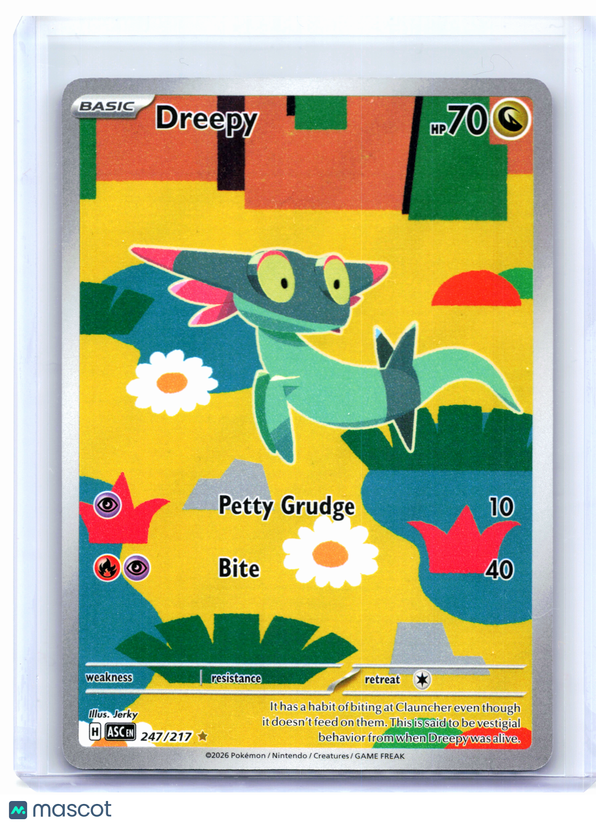 2026 Pokemon—Dreepy #247/217 Ascended Heroes—Illustration Rare Holo