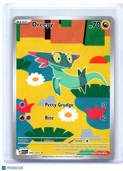 2026 Pokemon—Dreepy #247/217 Ascended Heroes—Illustration Rare Holo