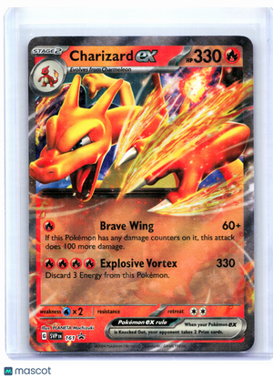 2024 Pokemon—Charizard ex #161 Scarlet & Violet Promo—Black Star Promo Holo