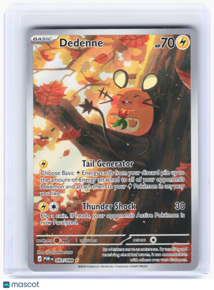 2026 Pokemon—Dedenne #93/88 Perfect Order—Illustration Rare Foil