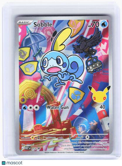 2026 Pokemon—Sobble #054 Mega Evolution Promo Cards—Black Star Promo Foil
