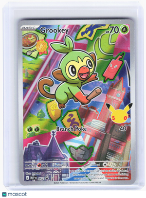 2025 Pokemon—Grookey #052 Mega Evolution Promo Cards—Black Star Promo Foil