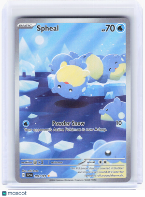 2024 Pokemon—Spheal #199/191 Surging Sparks—Illustration Rare Foil