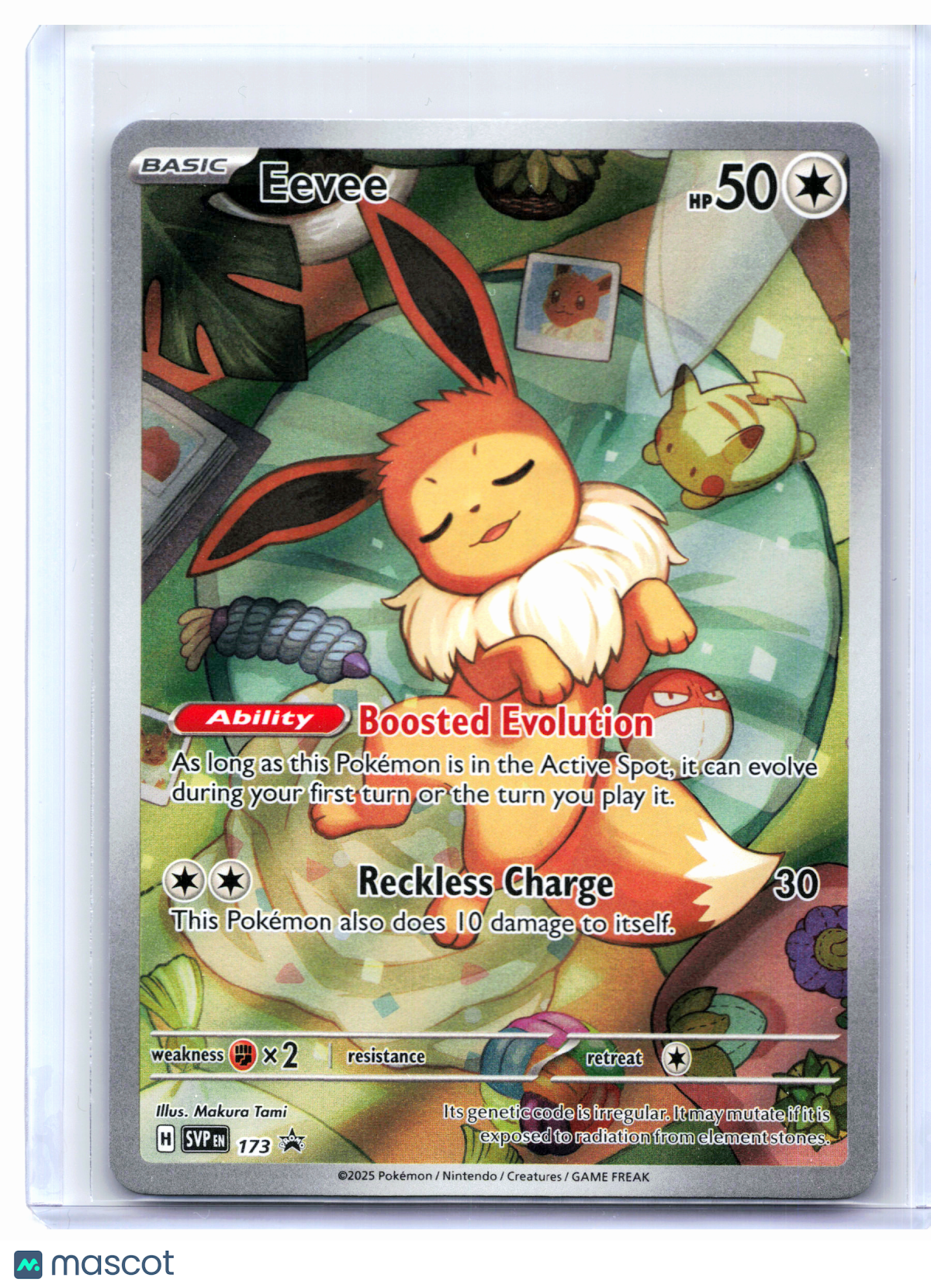 2025 Pokemon—Eevee #173 Prismatic Evolutions—Black Star Promo Holo