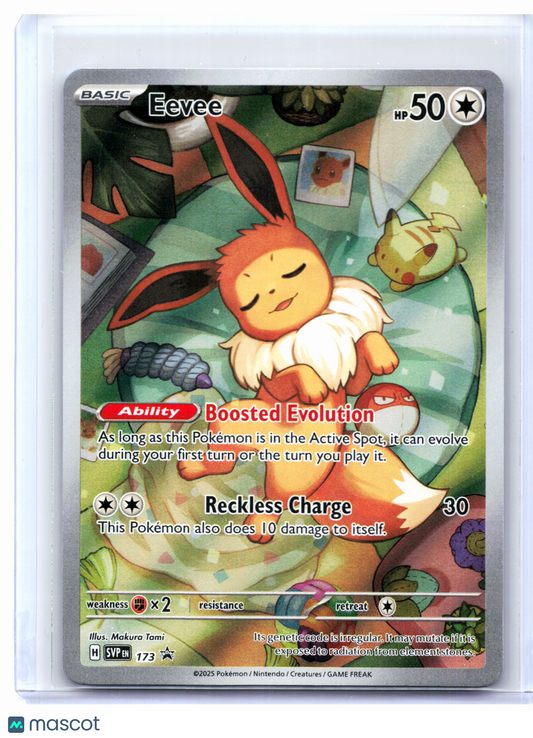2025 Pokemon—Eevee #173 Prismatic Evolutions—Black Star Promo Holo
